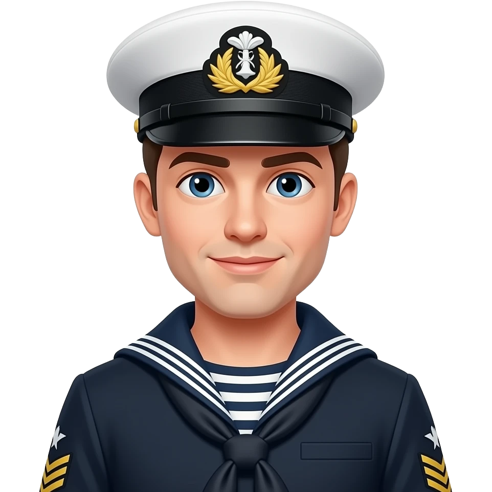 british sailor in navy emoji