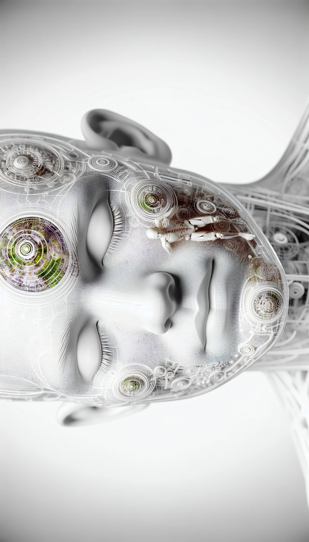 corpo umano anatomico a corpo intero con ginocchia visibili, con occhi chiusi sereno e in perfetta salute , isolato su sfondo bianco, iperrealistico 4k emoji