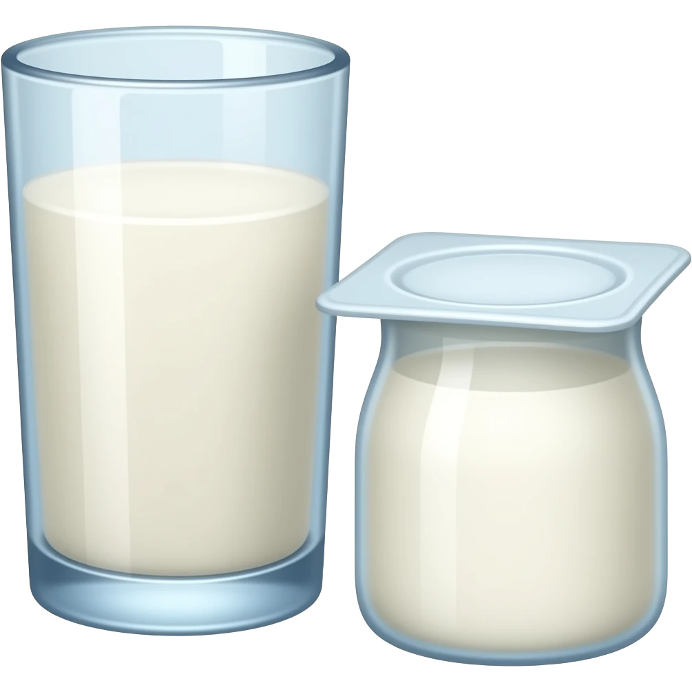 Milk with 2 yugort emoji