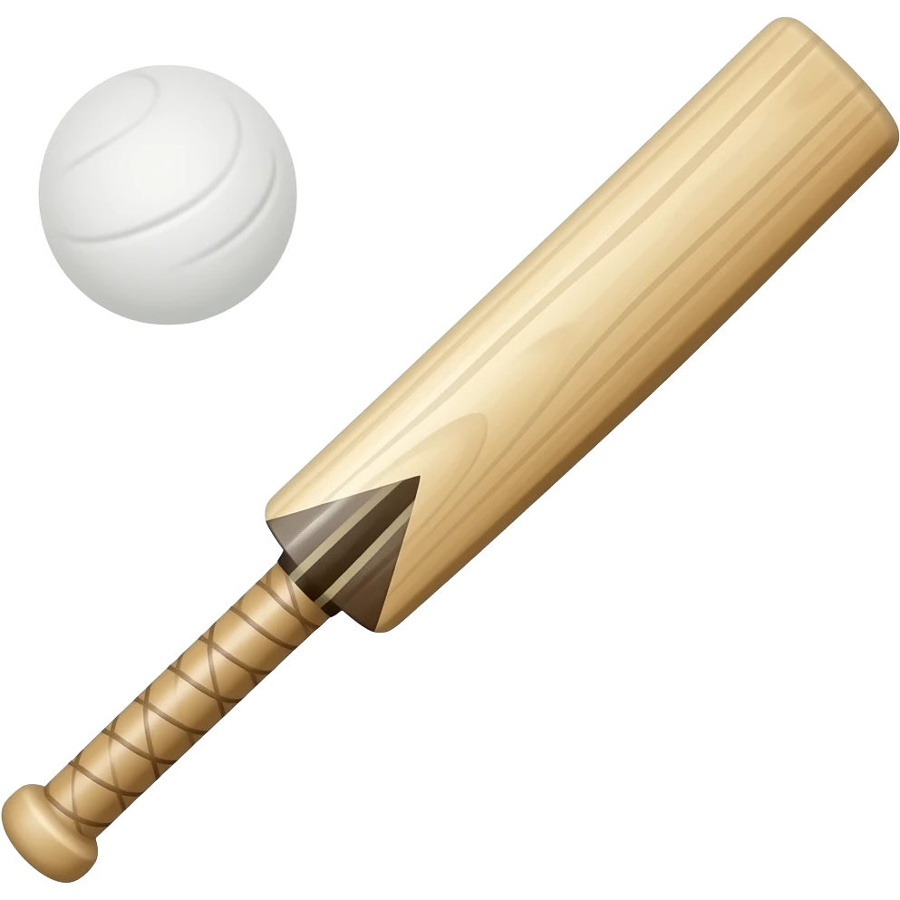 Cricket Bat emoji emoji