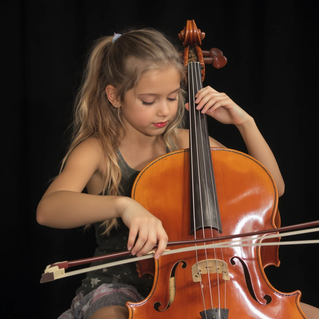 girl playing cello emoji
