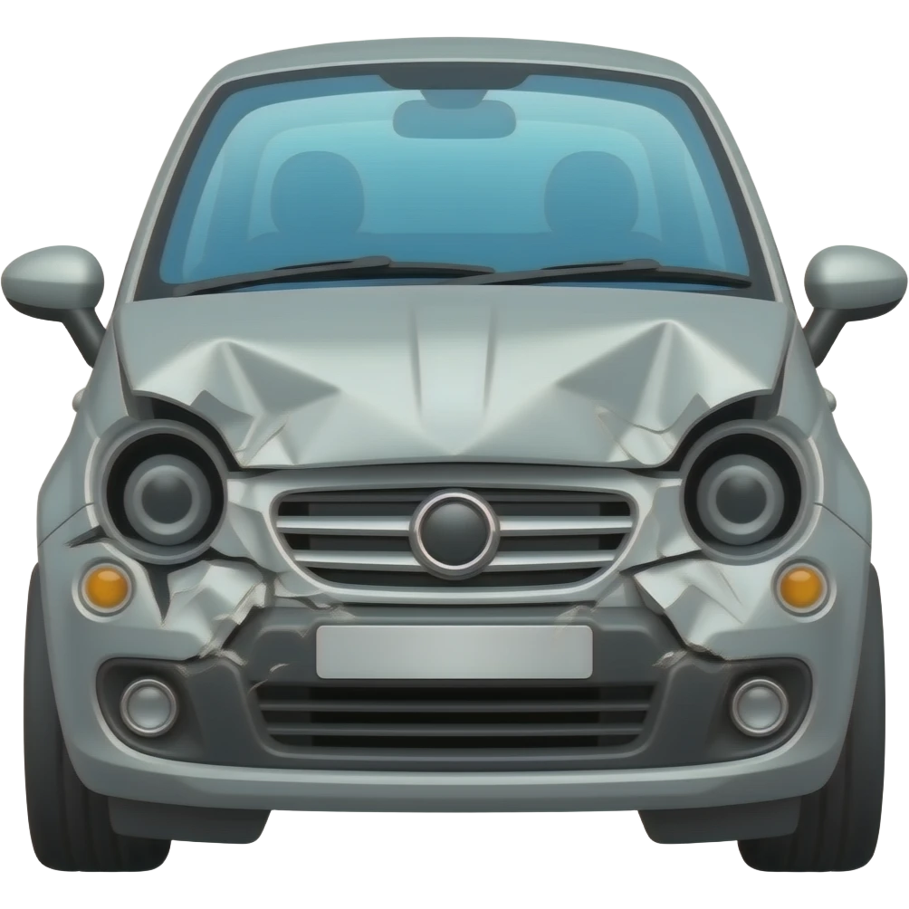 fiat car crash emoji