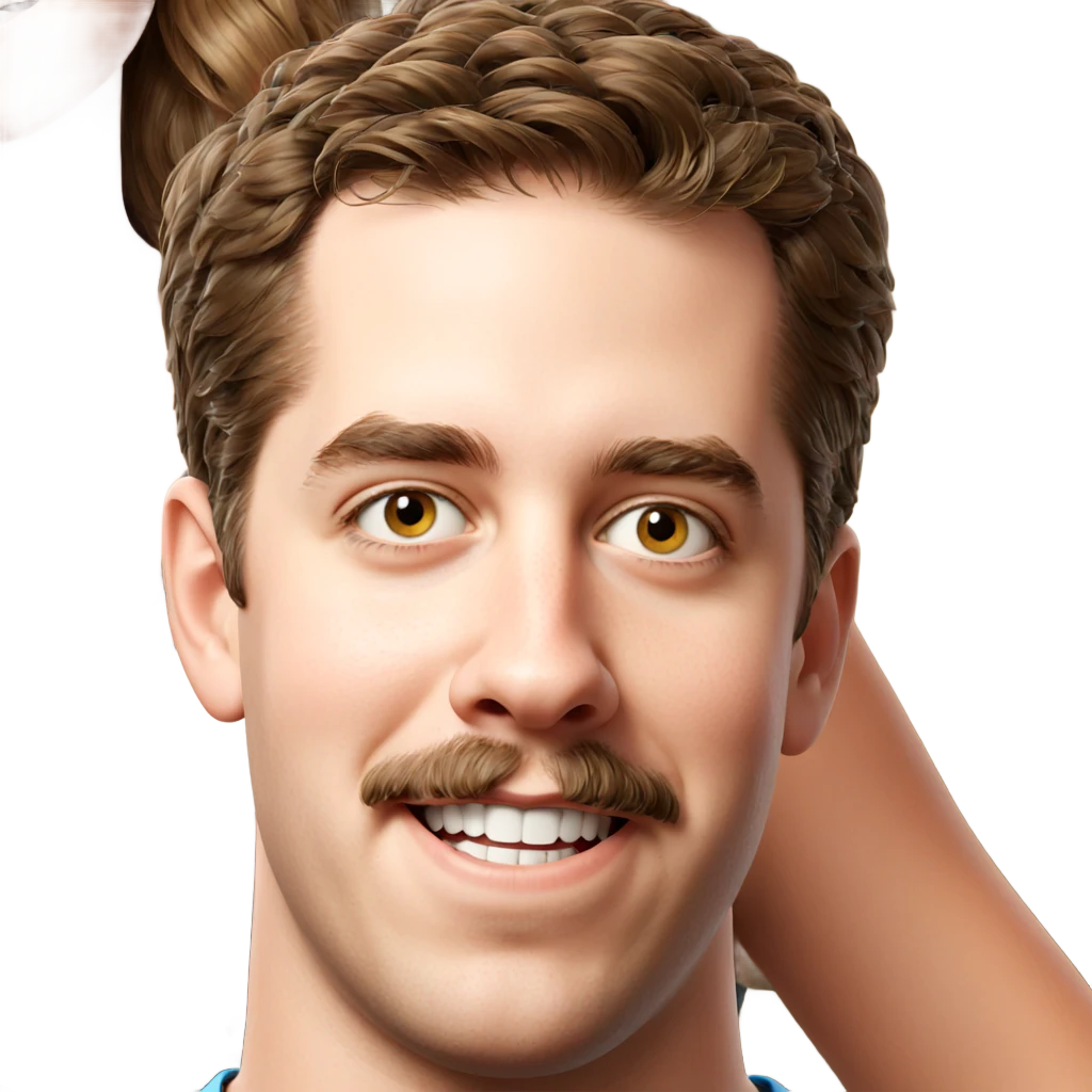 portrait of a brown haired boy emoji