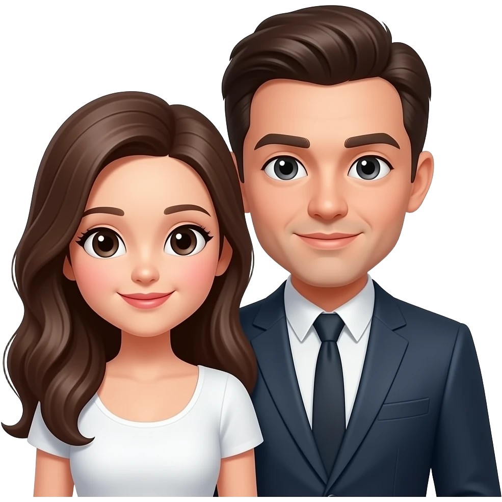 Romantic couple emoji