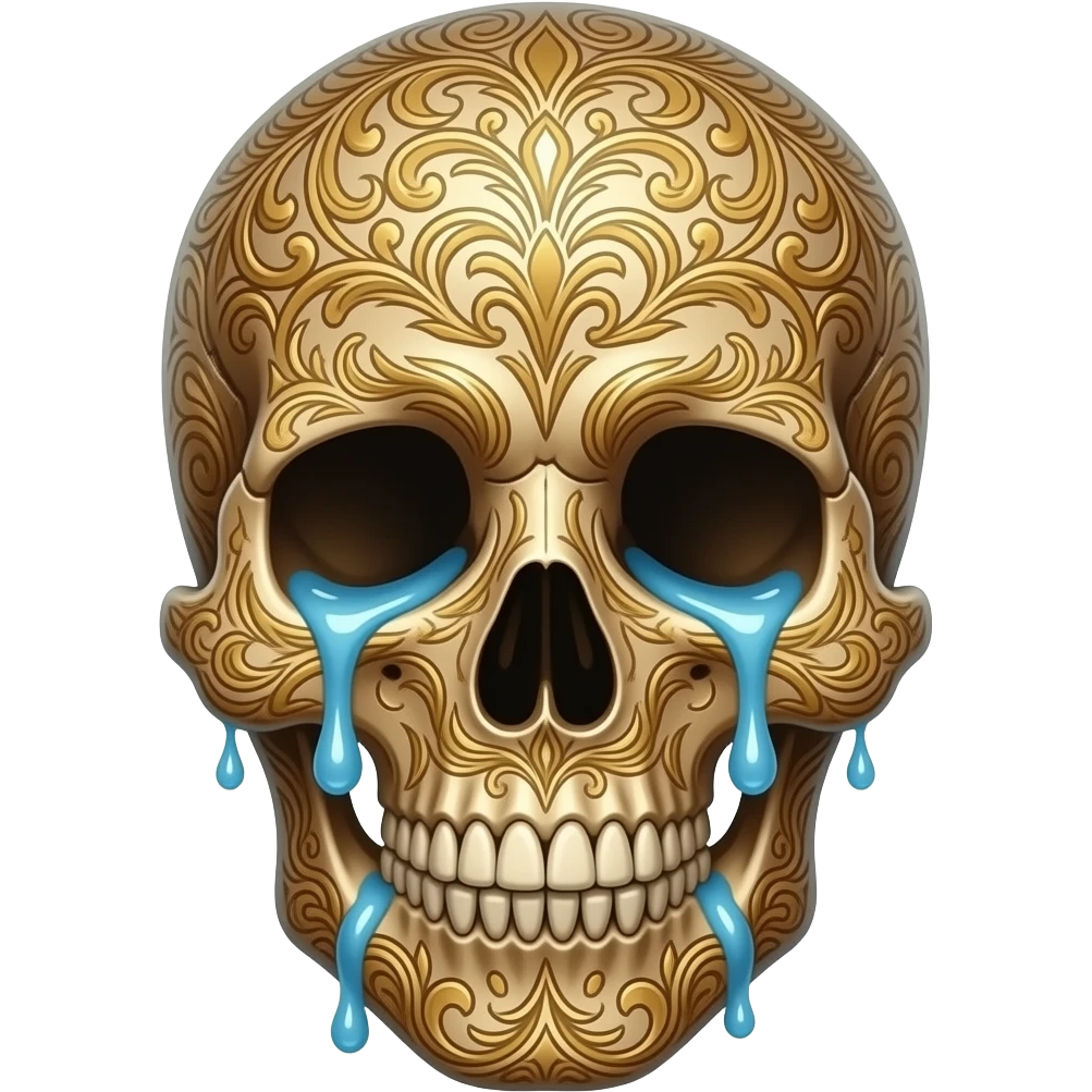 Crying Skull emoji