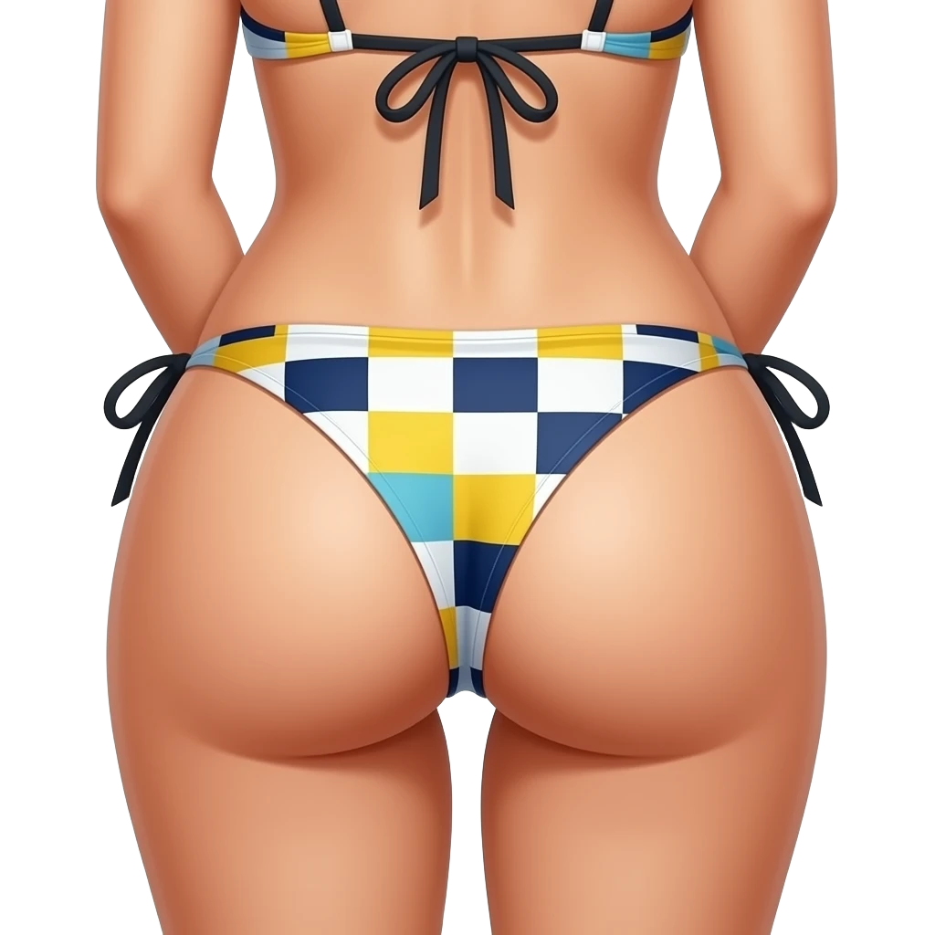 Women in bikini ass emoji