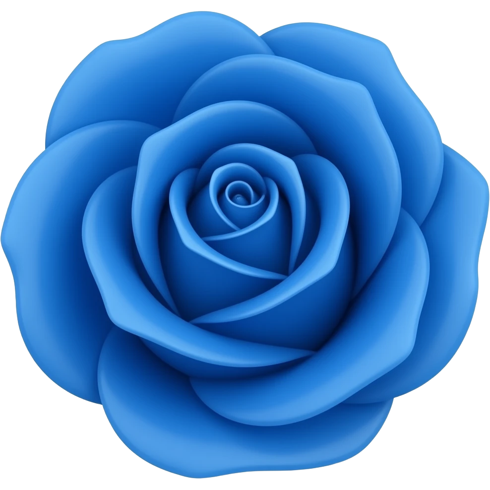 Send me blue rose emoji this as texf emoji