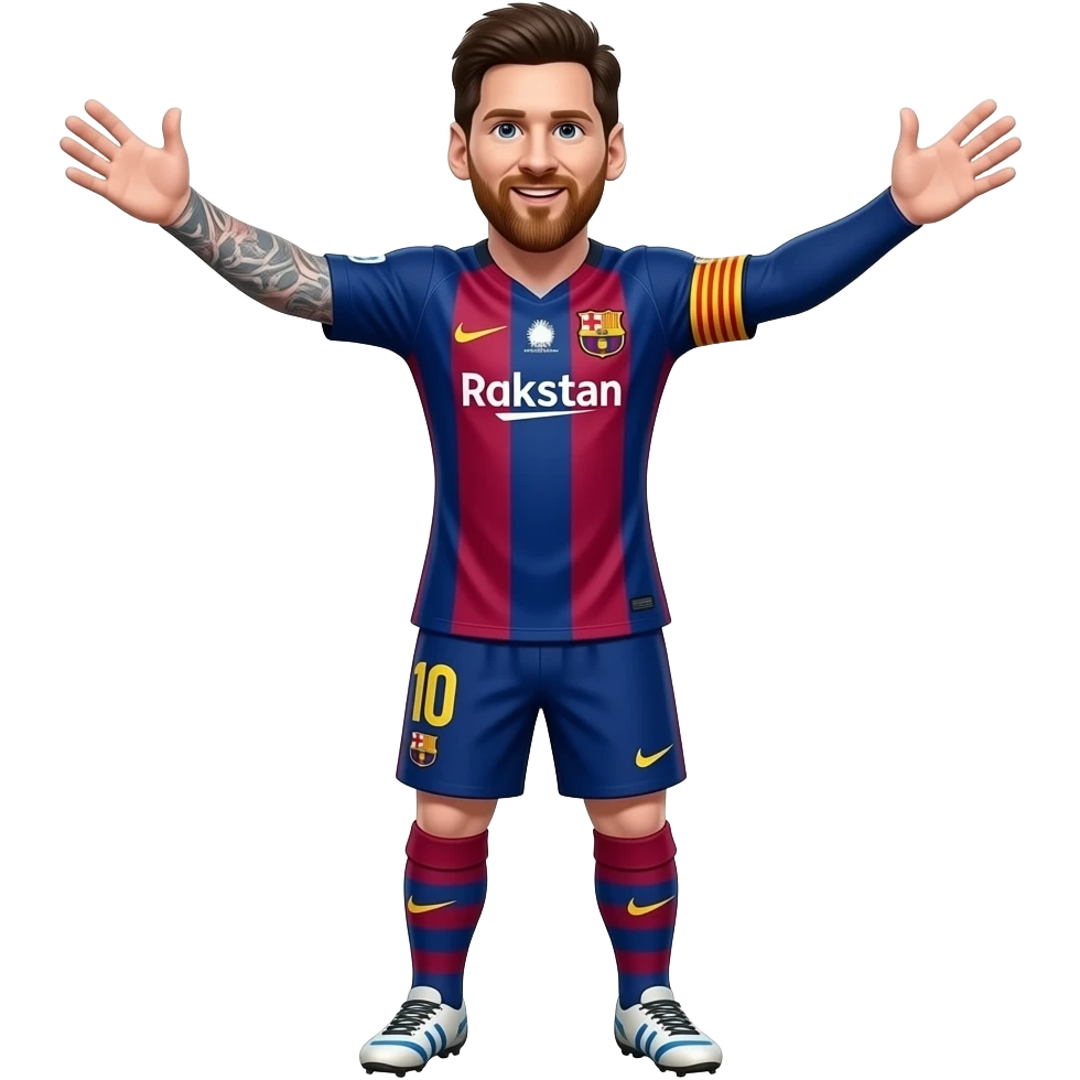 Messi celebration emoji