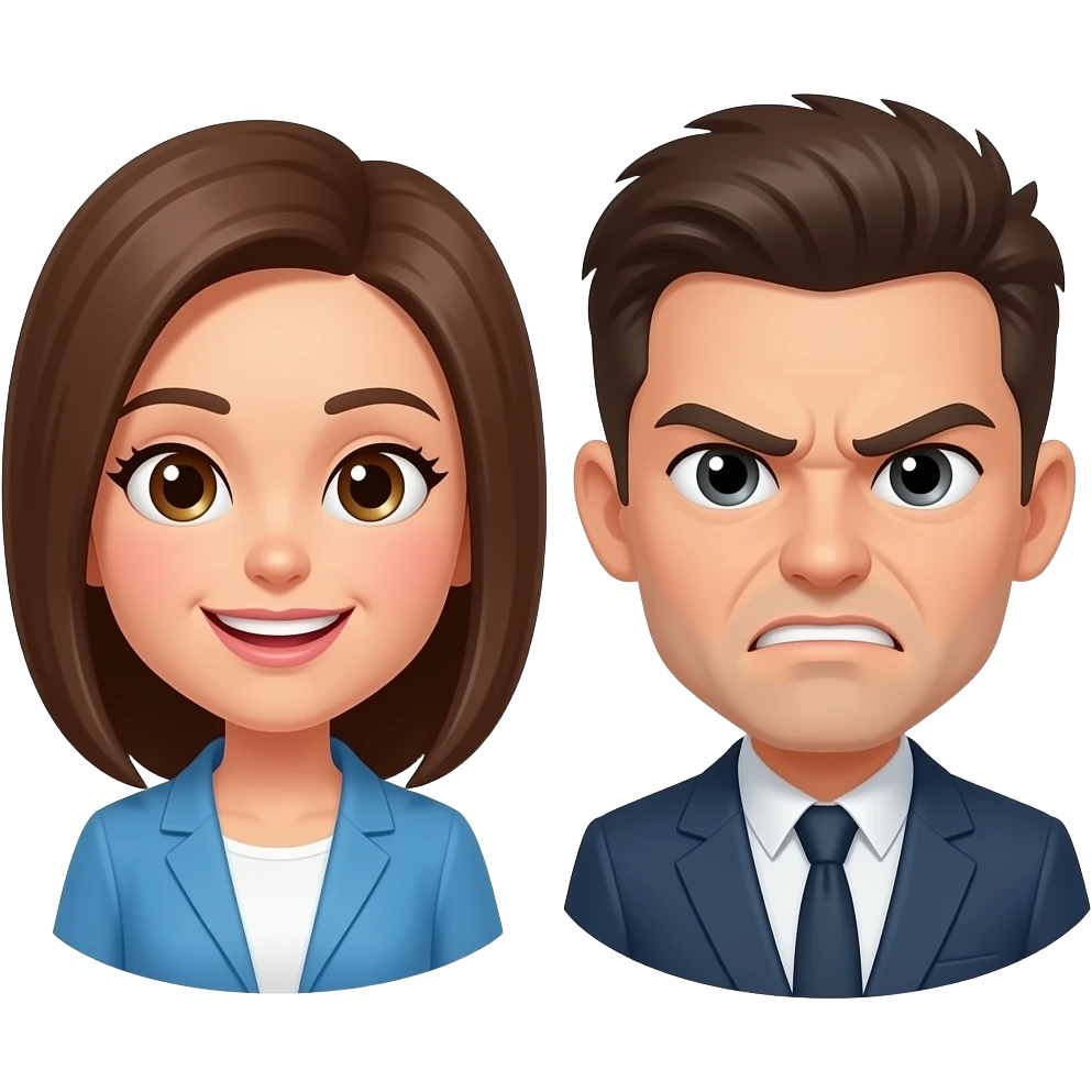 And make this 😁 + 🤬 emoji