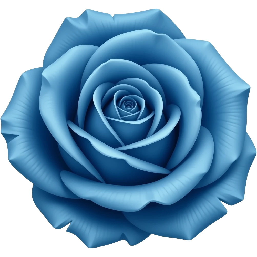 No voglio una 🥀 color blu emoji