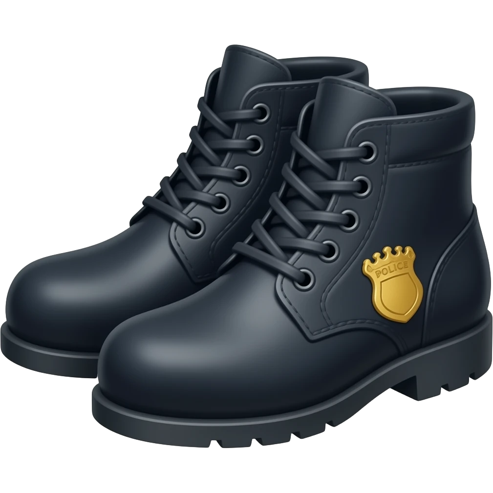 Police shoes emoji