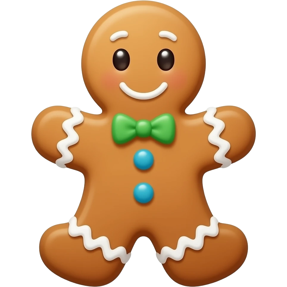 gingerbread emoji