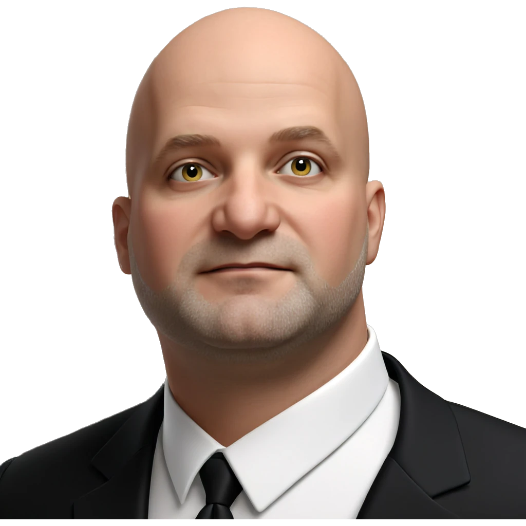 bald man in formal attire emoji