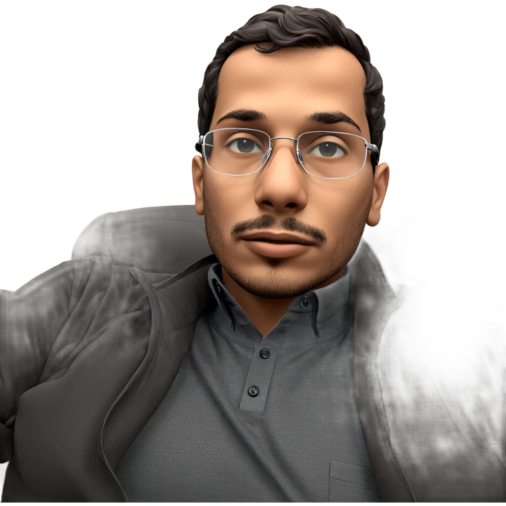 handsome boy with glasses emoji