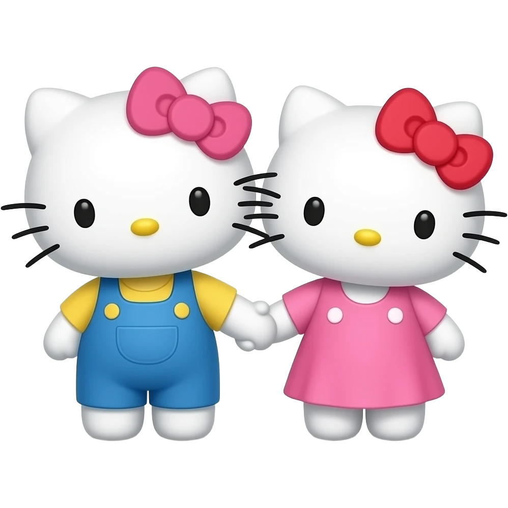 헬로키티 커플사진 emoji
