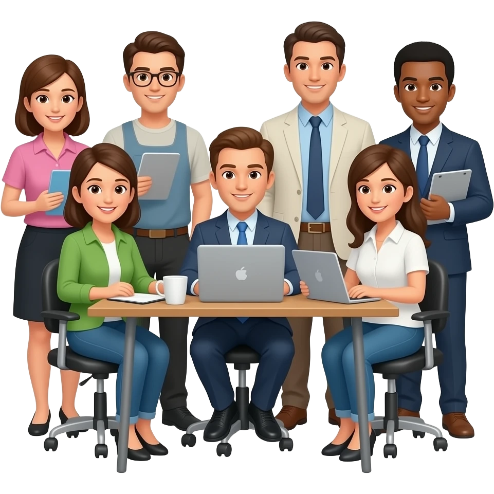 일하는 사람들 emoji