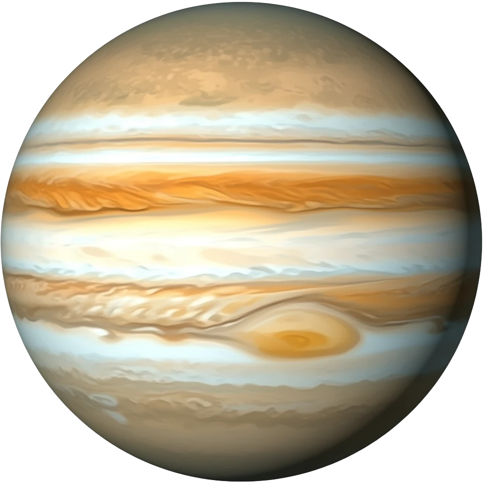 Simple planet jupiter emoji