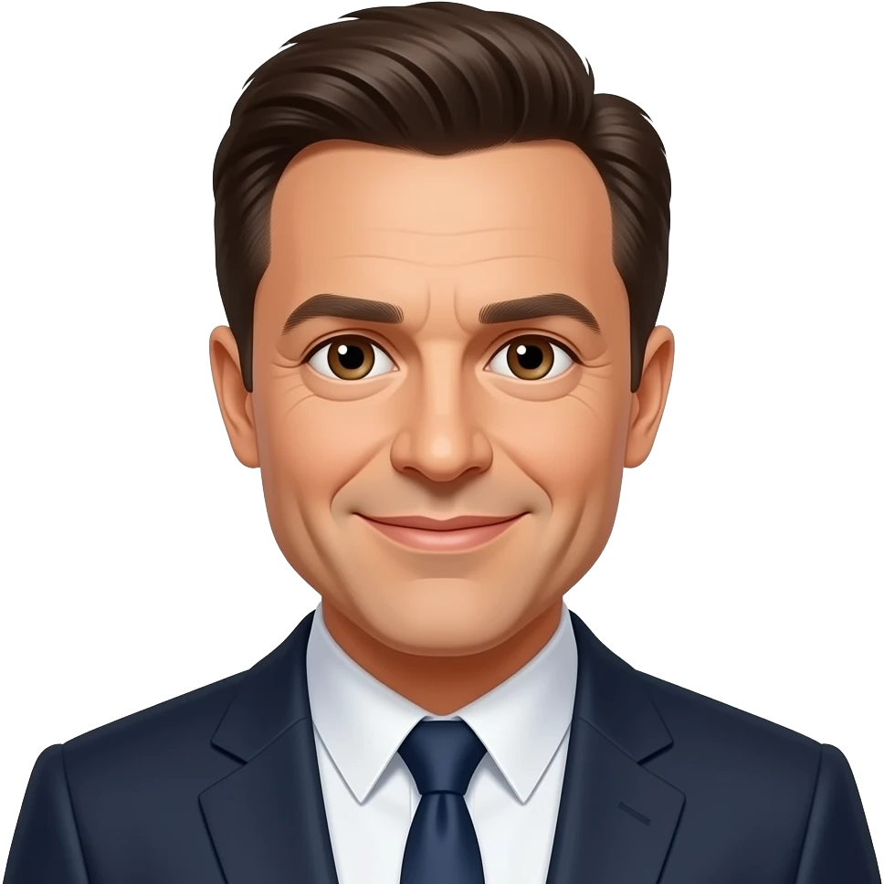 Jimmy Kimmel with brown eyes emoji