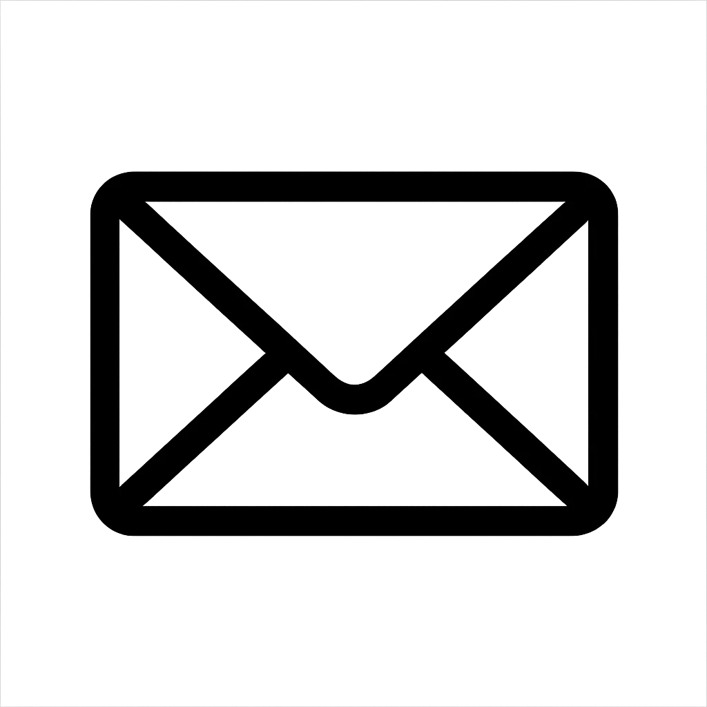 simple black envelope emoji
