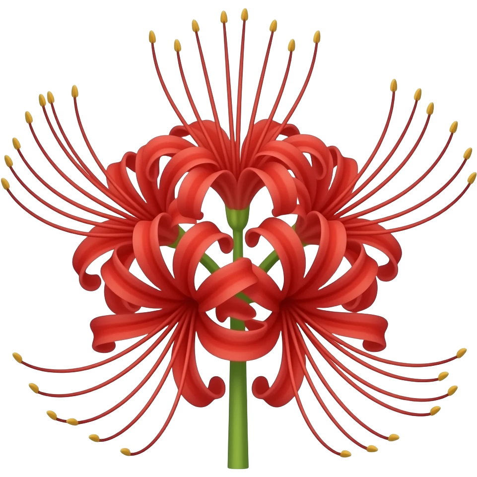 Red Spider lily emoji emoji