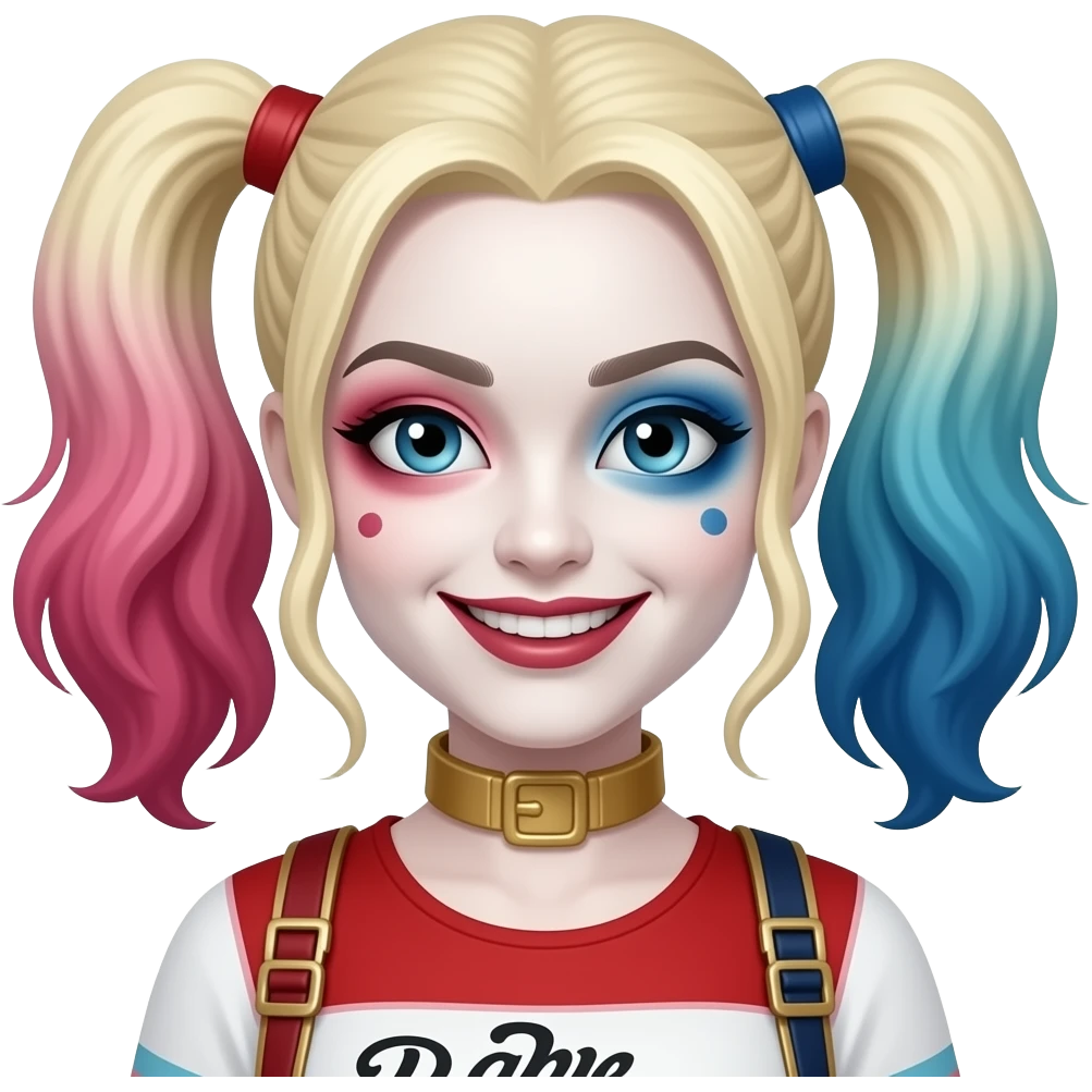 harley quinn celebrando emoji