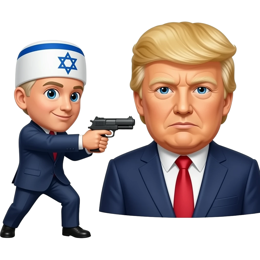 On israélien qui tire sur trump emoji