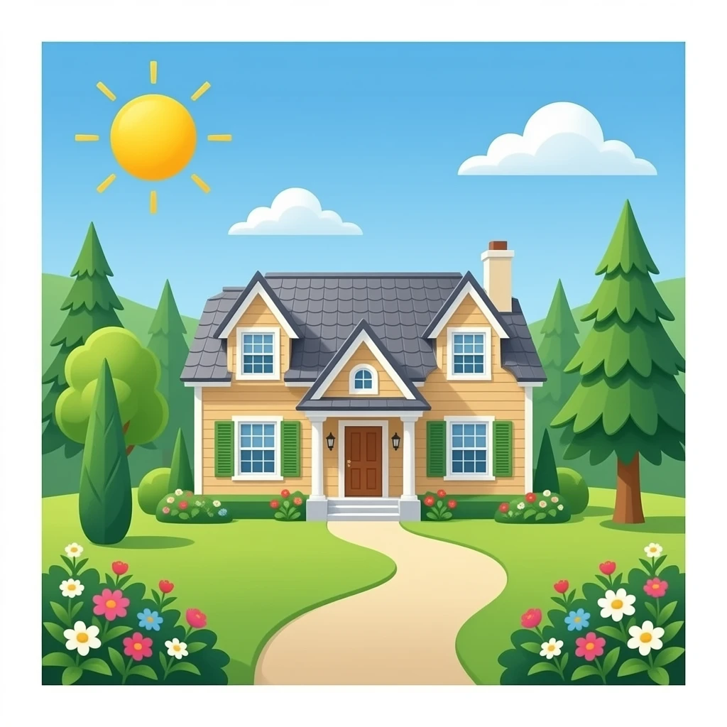 luxury cottage emoji