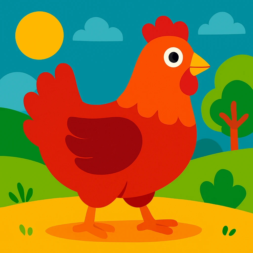 Hen emoji