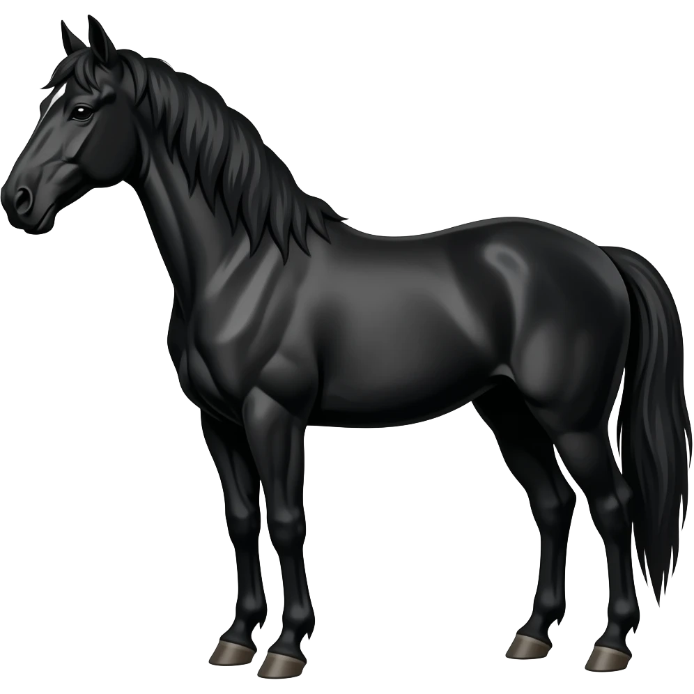 Black horse emoji emoji