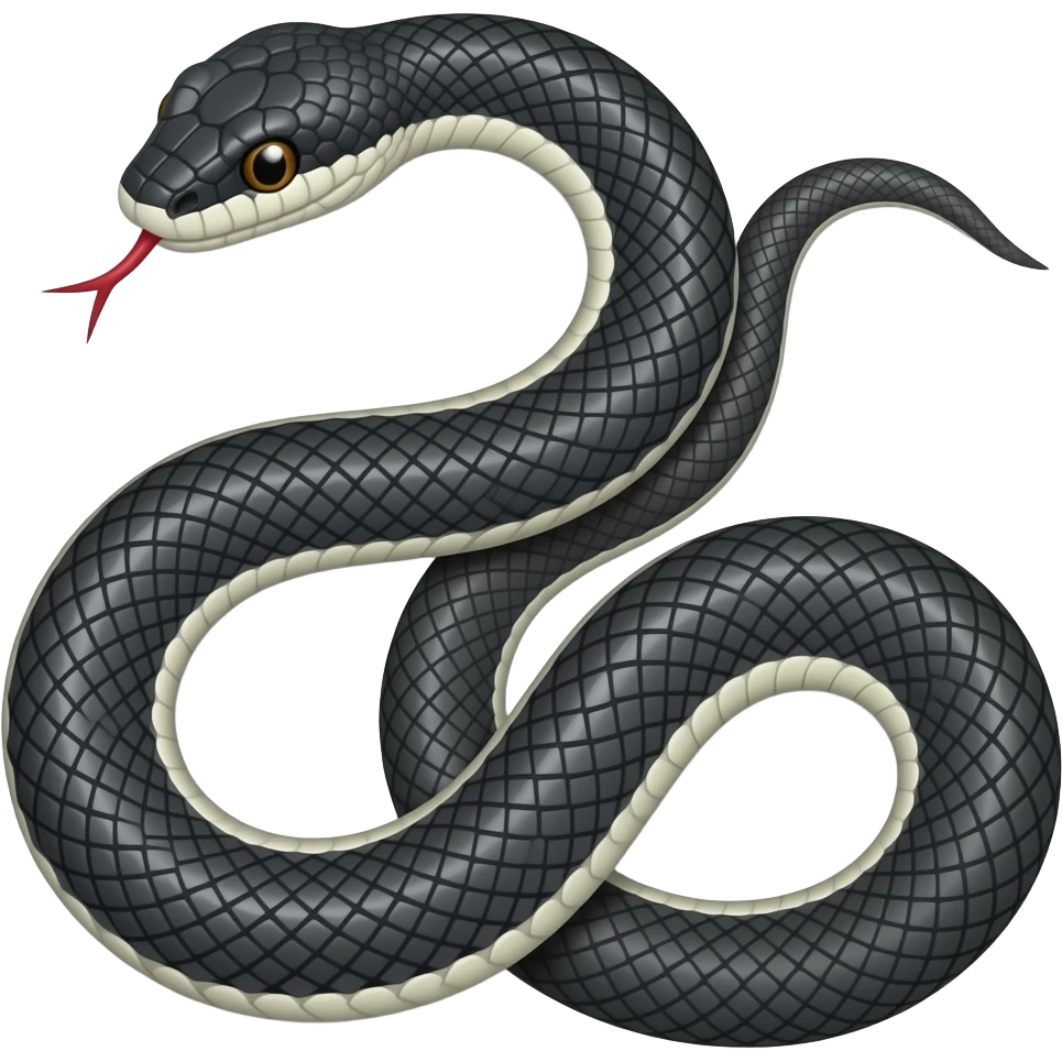Black snake emoji