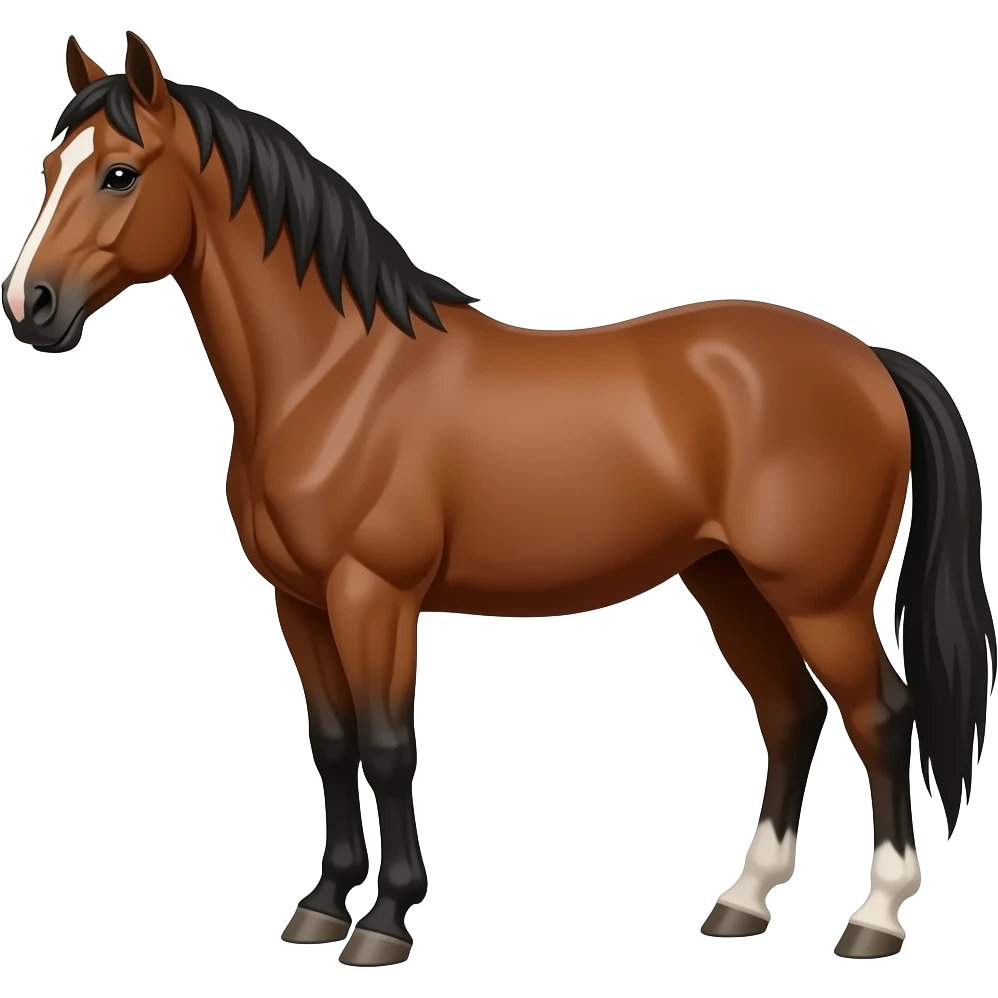 horse_brown_2 emoji