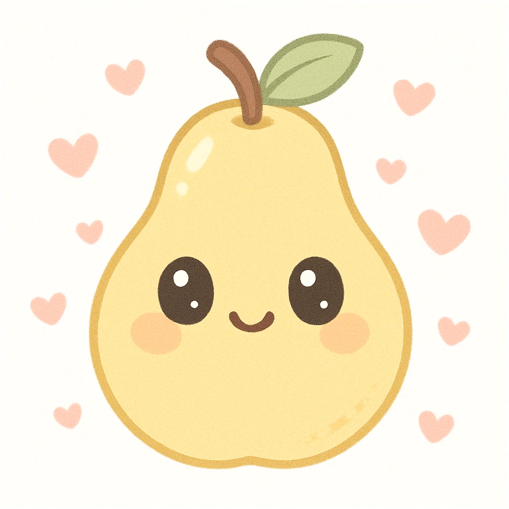 yellow pear emoji