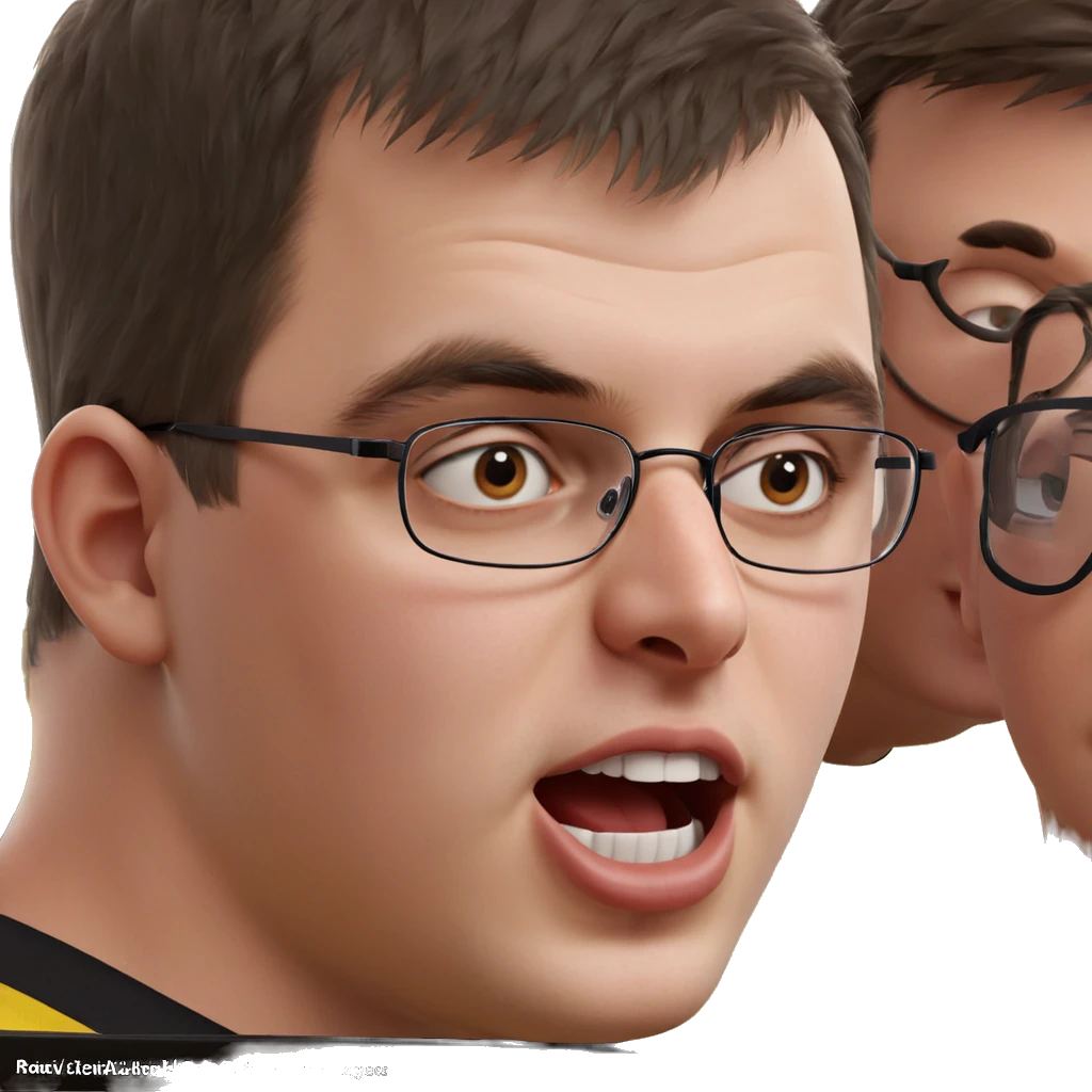 group of boys with glasses emoji