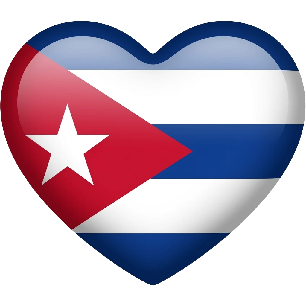 cuba heart flag emoji