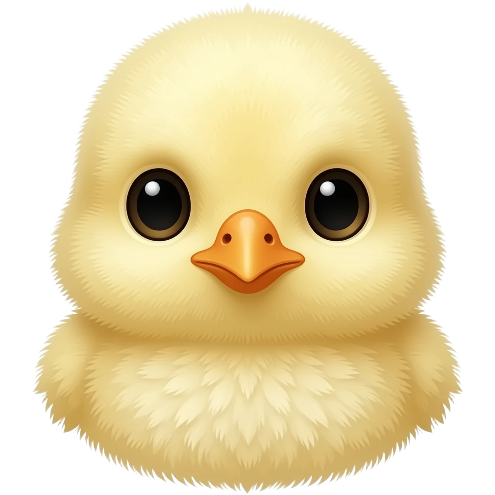 baby chick head and neck emoji