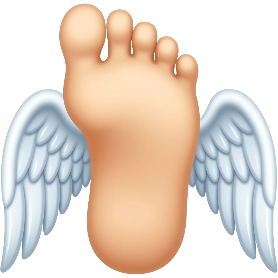 winged foot -  no background copy/paste emoji