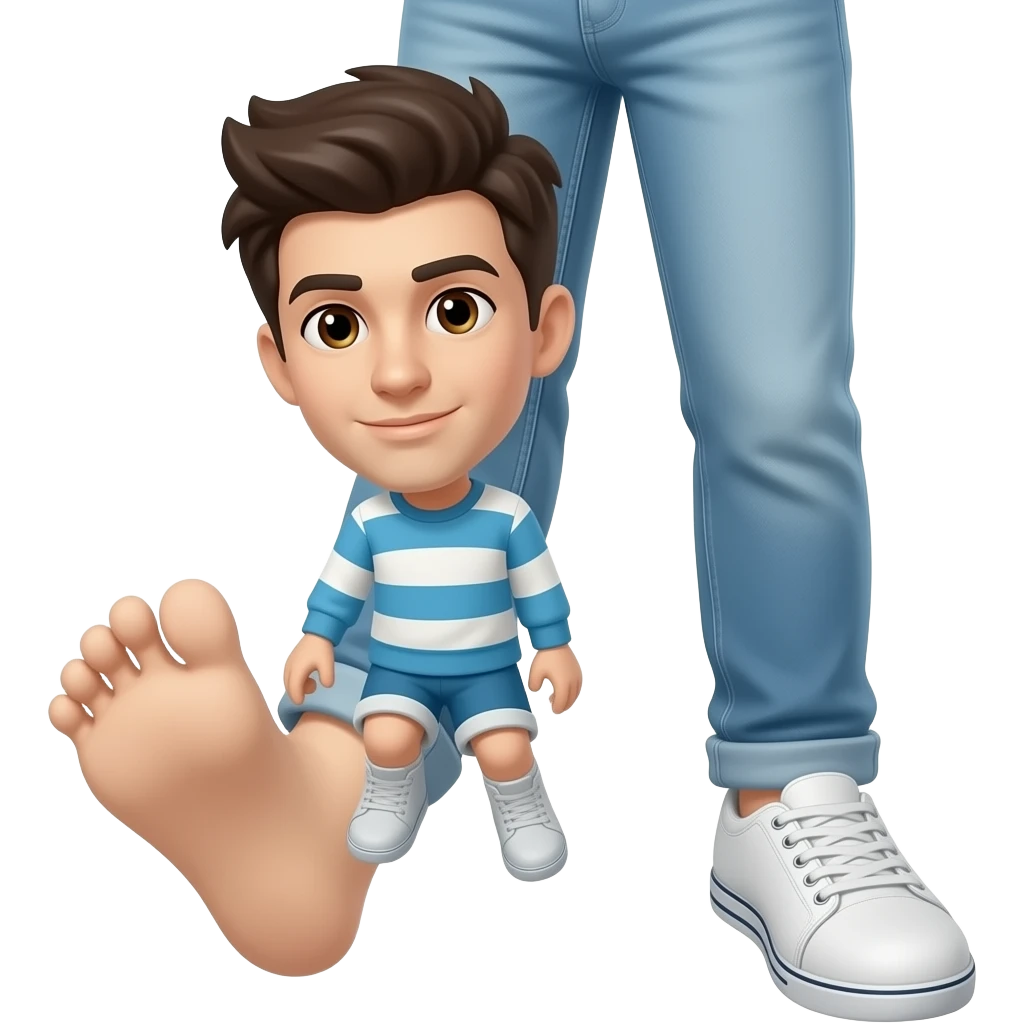 preferred foot emoji