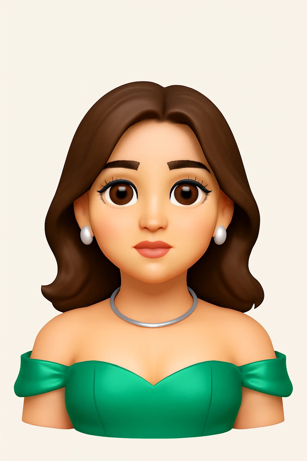 A 3D Apple-style emoji version of the uploaded image, preserving its colors, shapes, textures, and overall design, simplified into emoji form while keeping key details recognizable. Smooth glossy finish, soft shadows, high-quality render, minimal background emoji