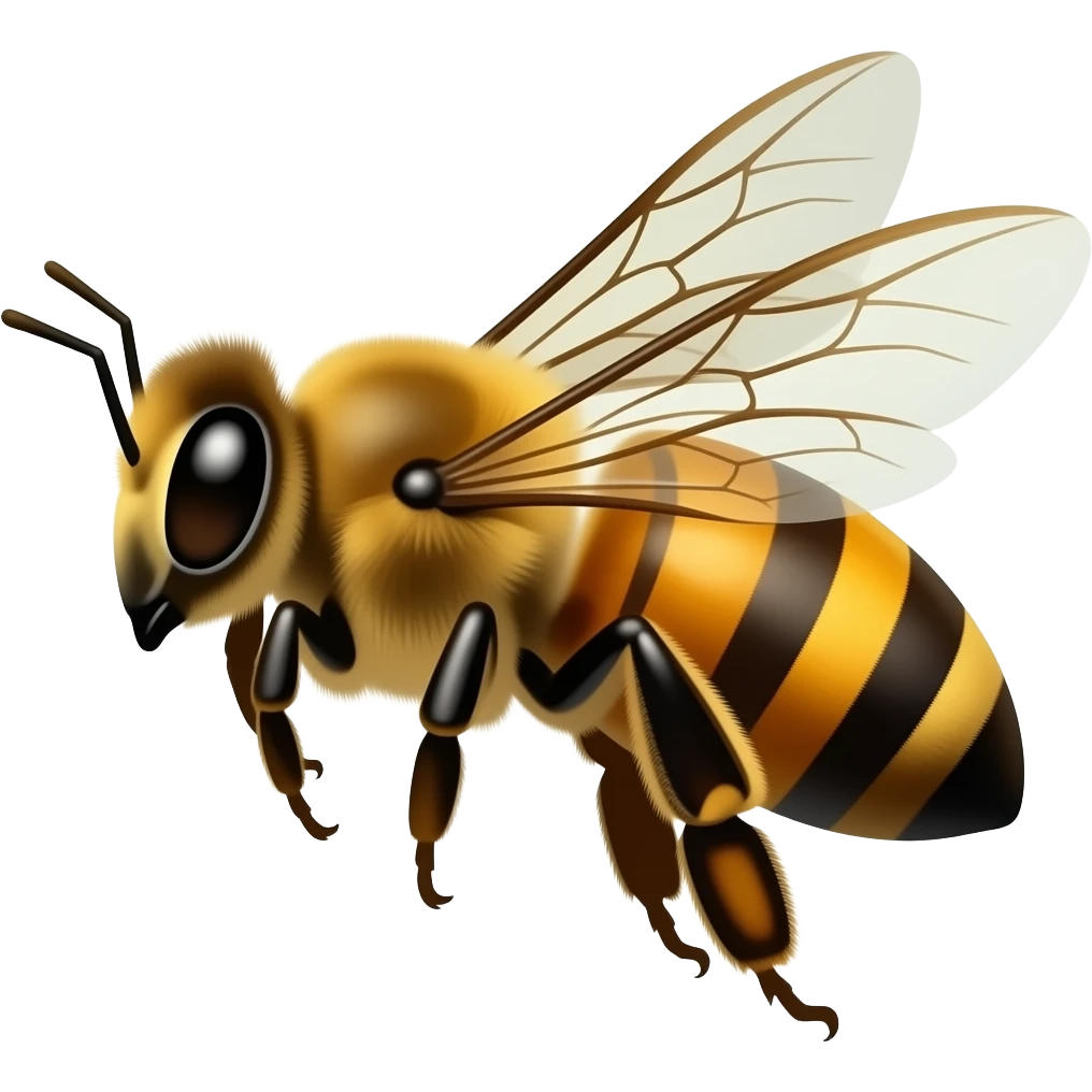 bee flying emoji