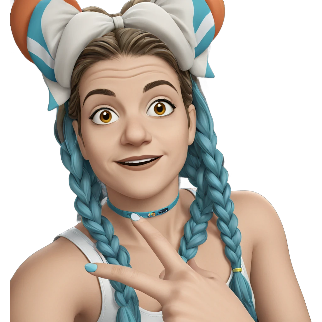 smiling girl in car interior emoji