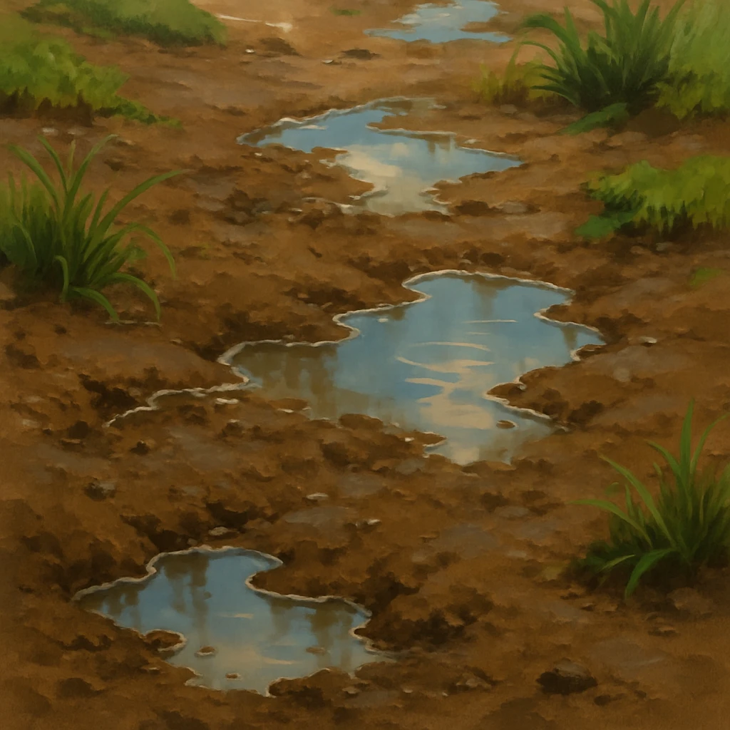 wet soil emoji