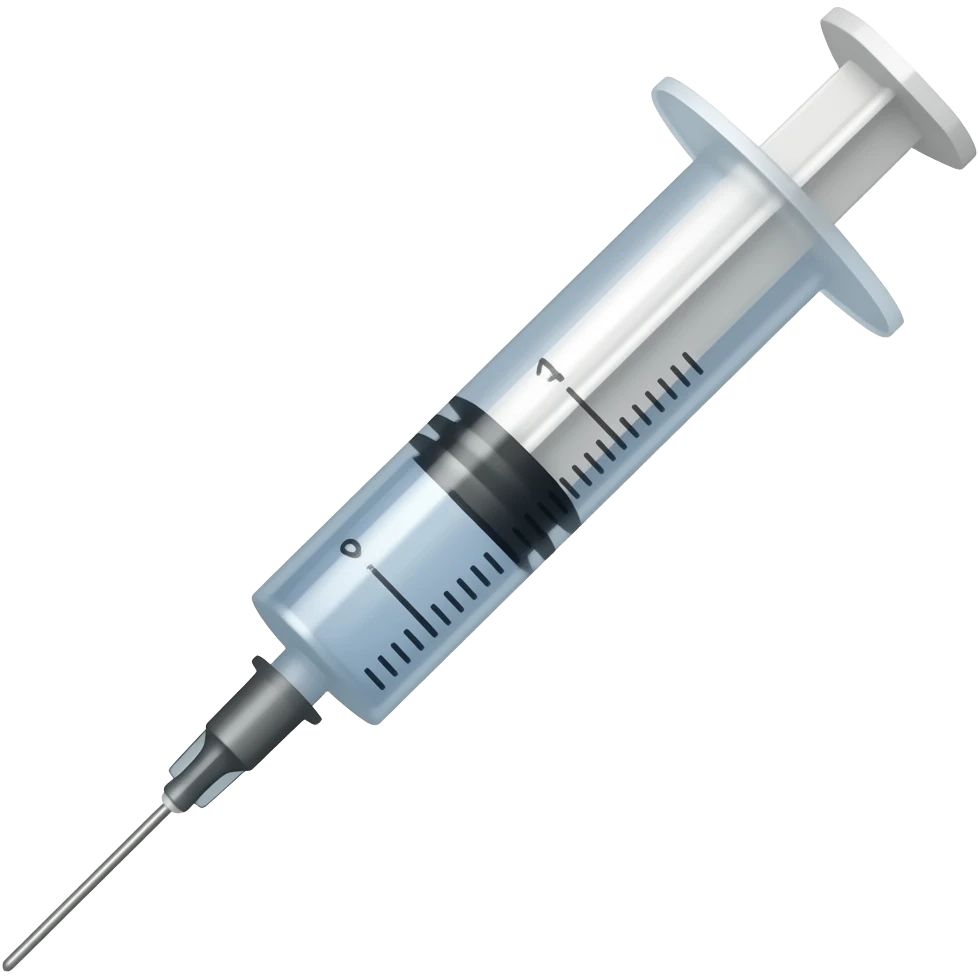 syringe with cap emoji