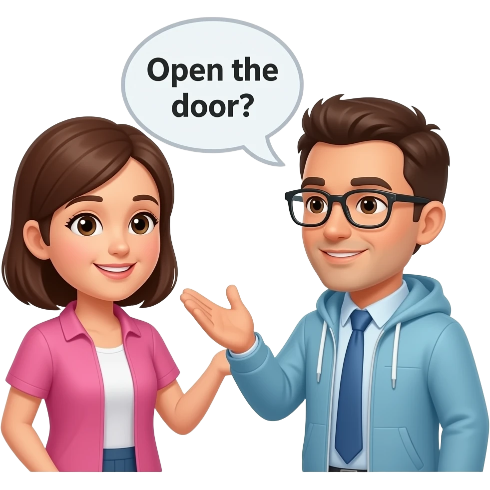 Kapıyı aç dedim emoji