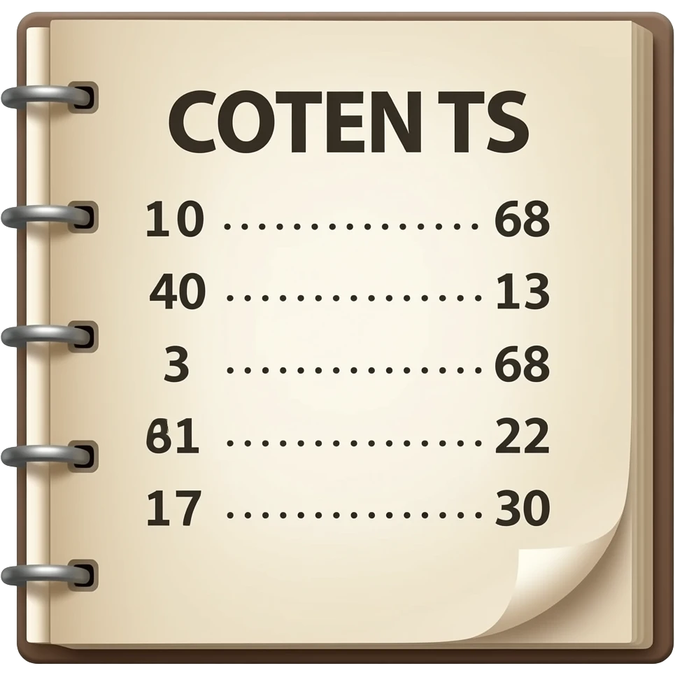 tartalomjegyzék emoji