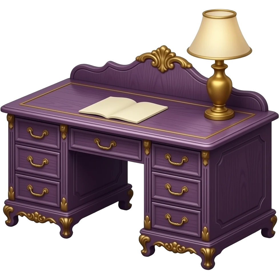 violet desk emoji