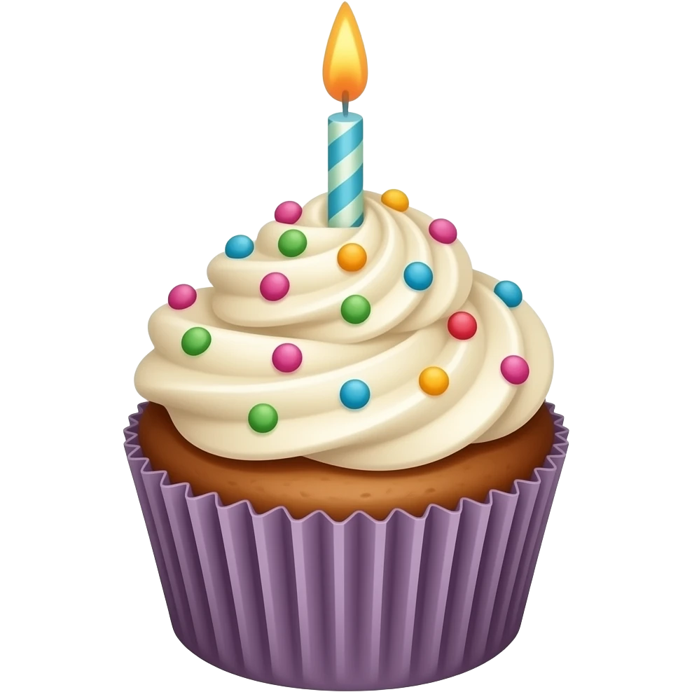 birthday cupcake emoji