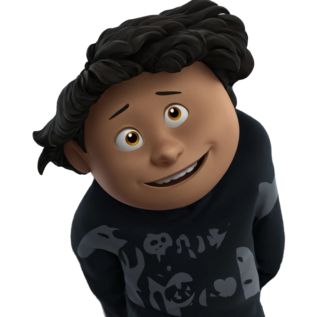 smiling boy in horror meme emoji