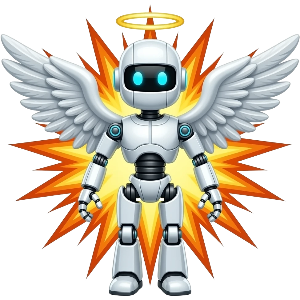 🤖+💫+😇+💥 emoji