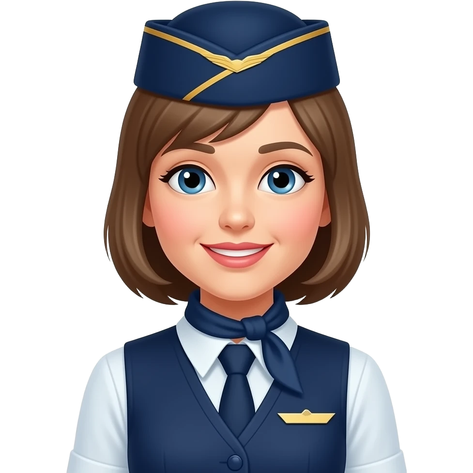 airplane stewardess emoji