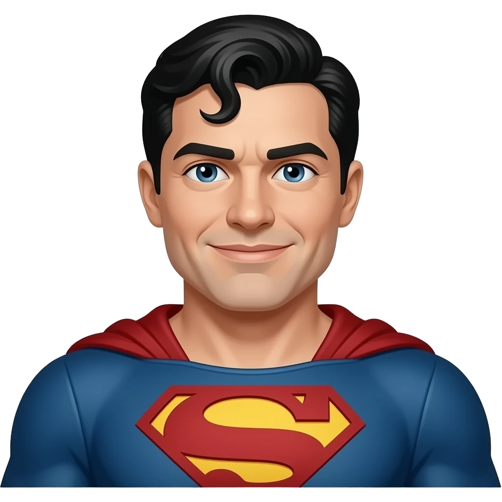 Black Superman emoji